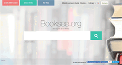 Desktop Screenshot of booksee.org